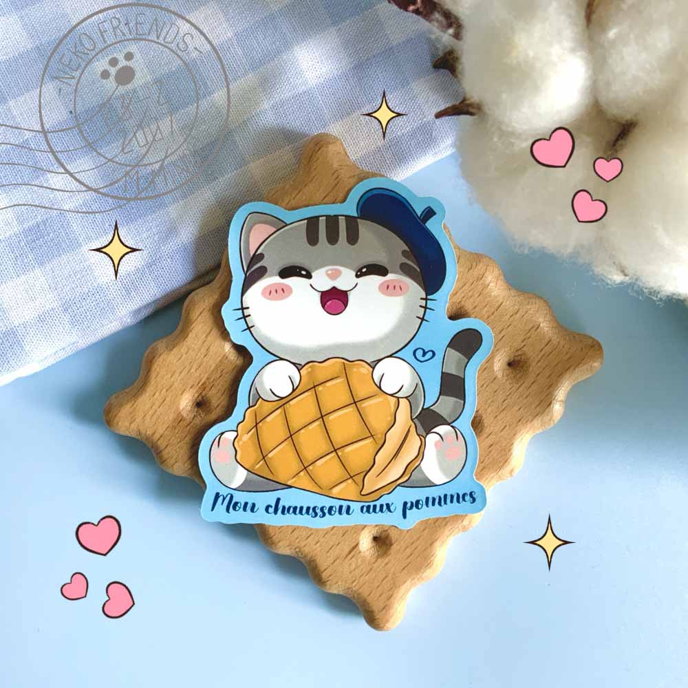 Stickers Monsieur Minou "Neko friends "