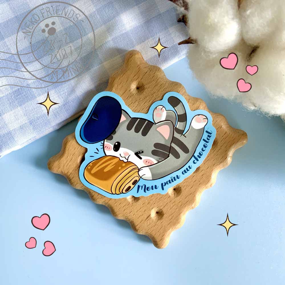 Stickers Monsieur Minou "Neko friends "