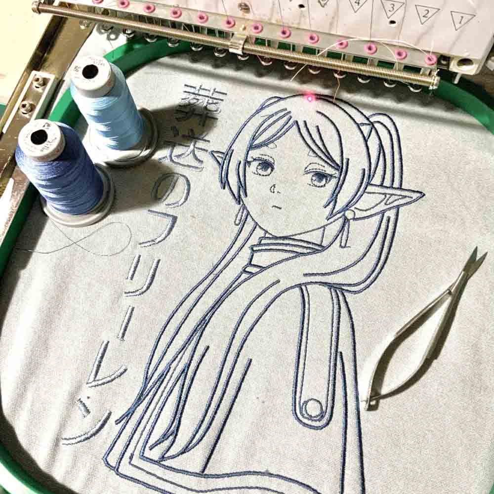 Sac brodé Frieren