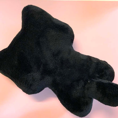 Coussin kawaii brodé "Nana et Hachi"