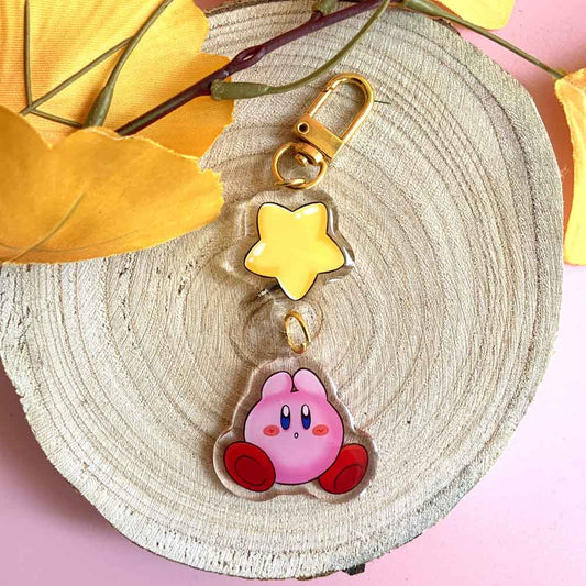 Porte-clé Kirby et son étoile