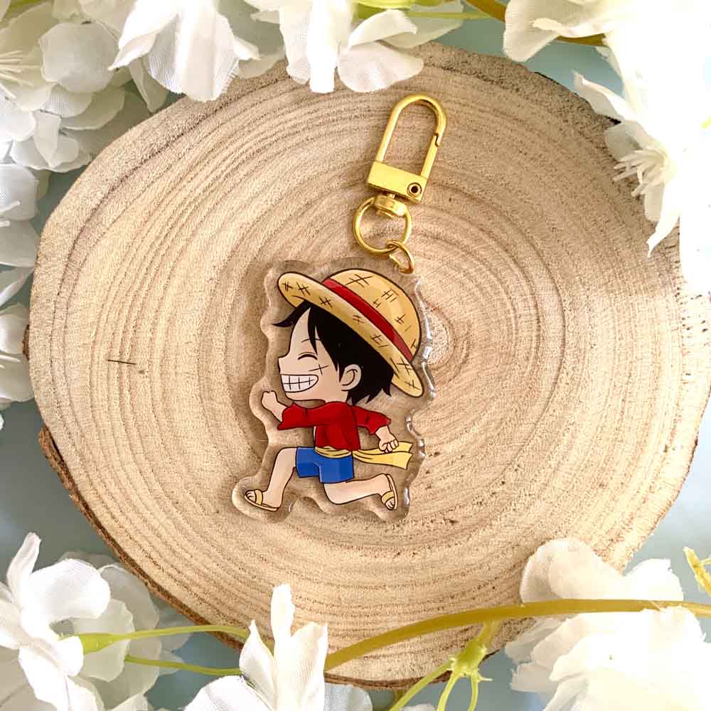 Porte-clé acrylique Luffy "One piece"