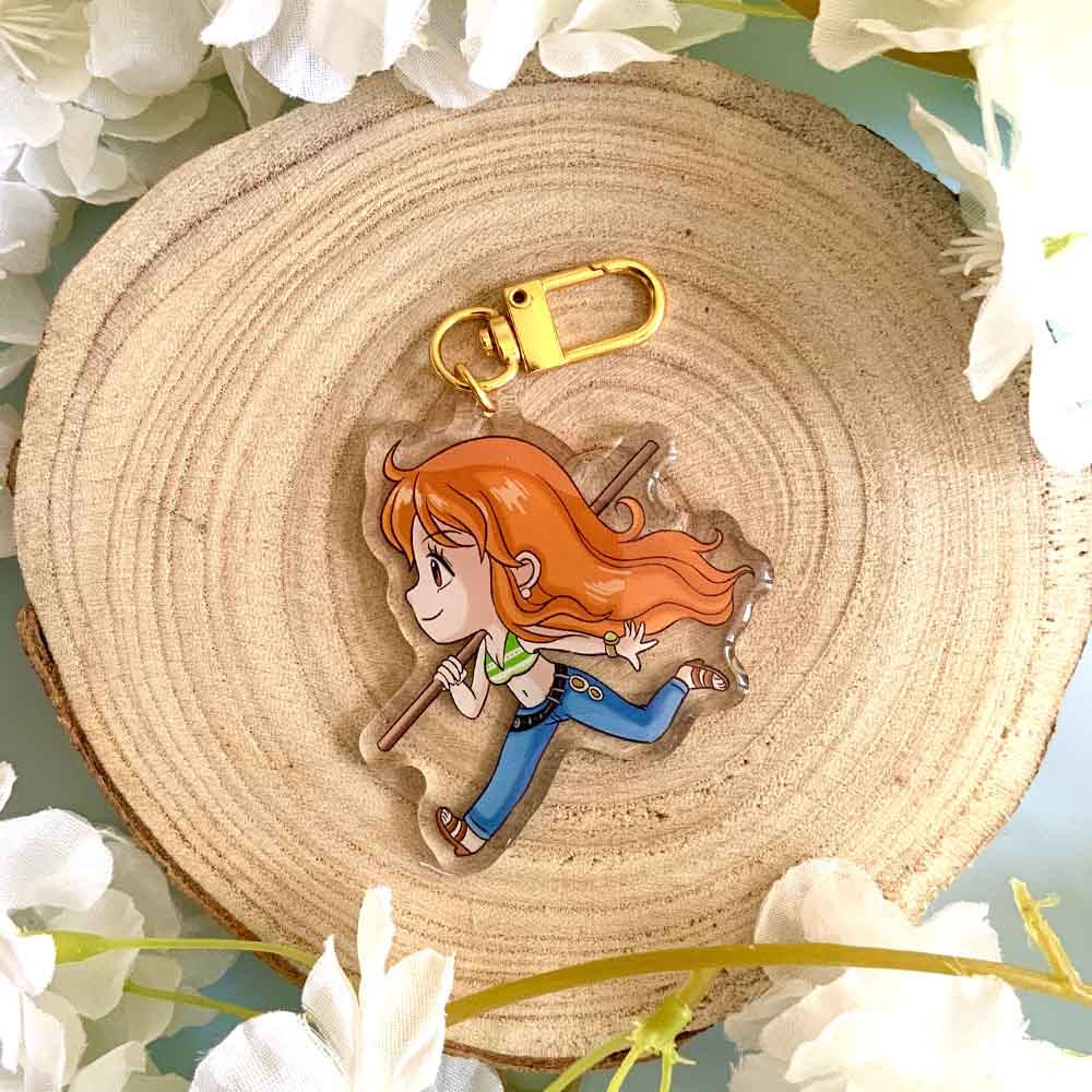 Porte-clé acrylique Nami"One piece"