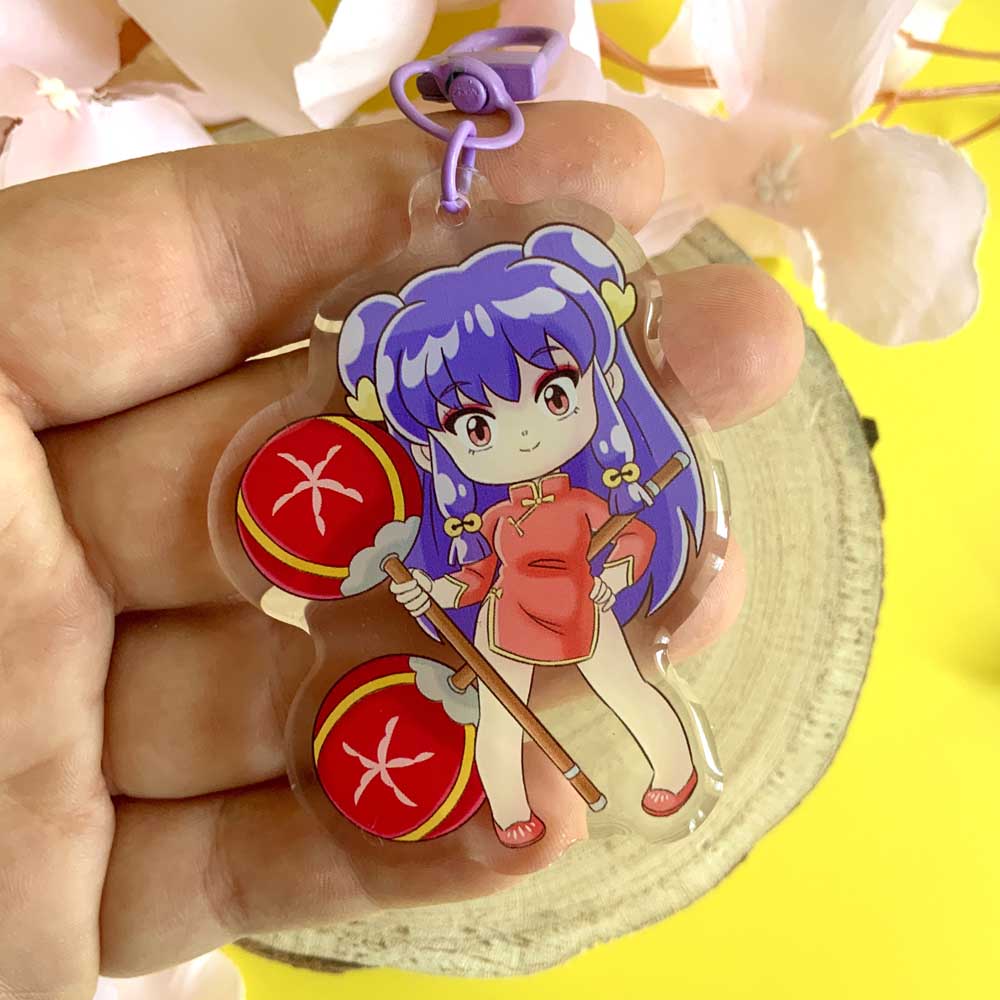 Porte-clé acrylique "Ranma 1/2"v Shampoo