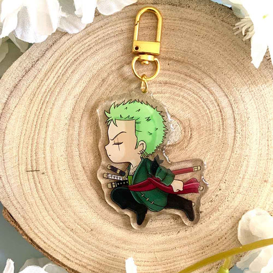 Porte-clé acrylique Zoro"One piece"
