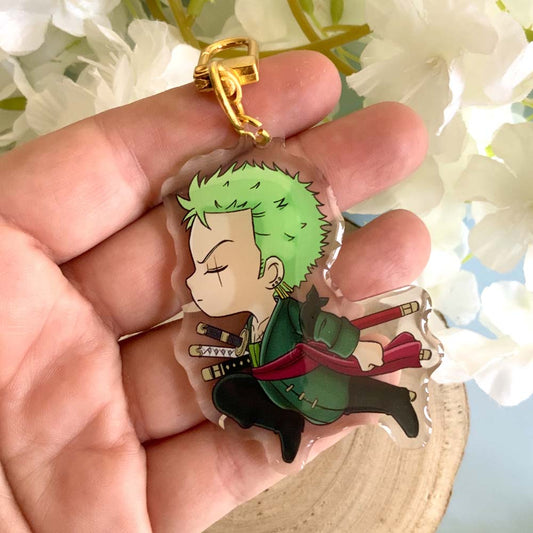 Porte-clé acrylique Zoro"One piece"