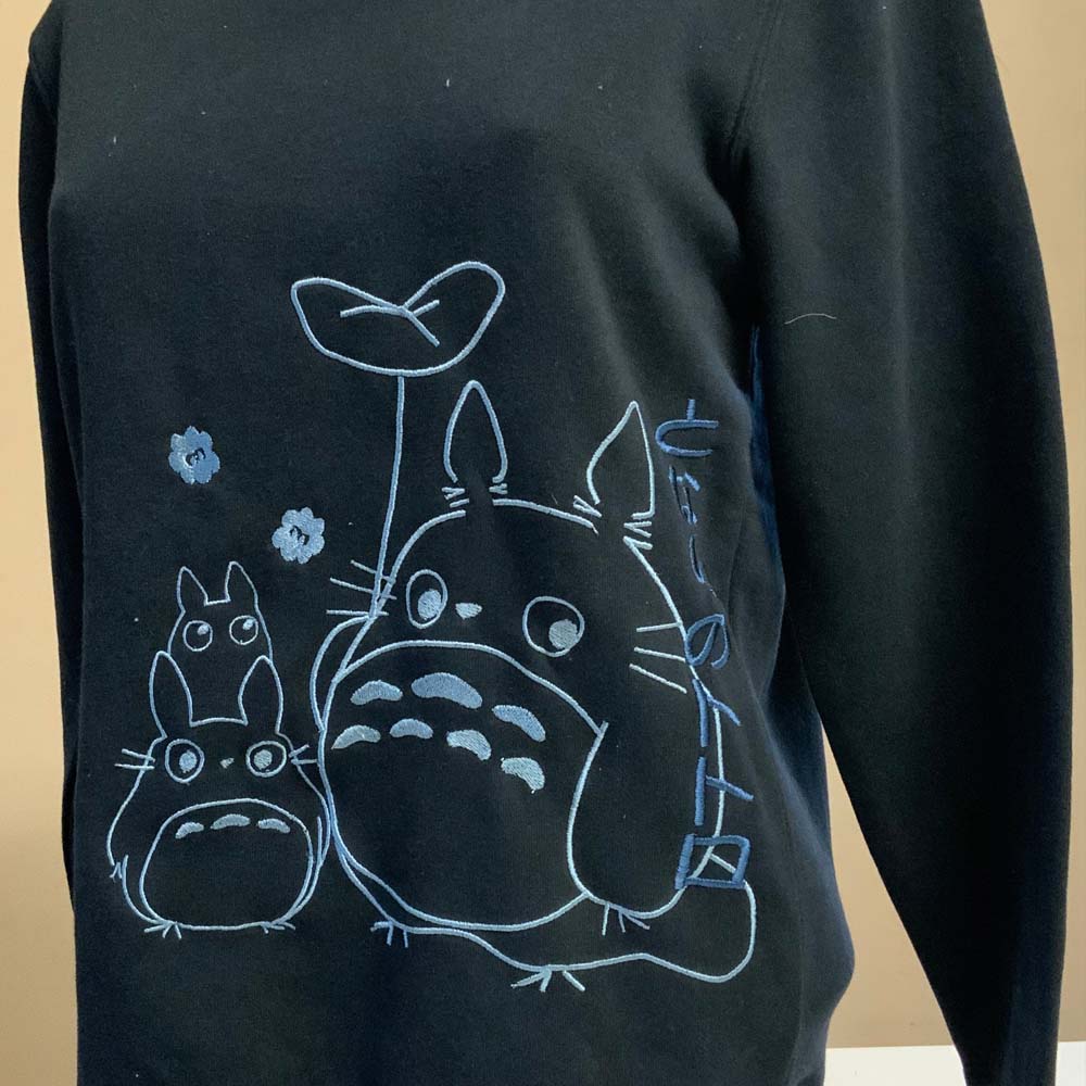 Pull molleton brodé Mon voisin Totoro