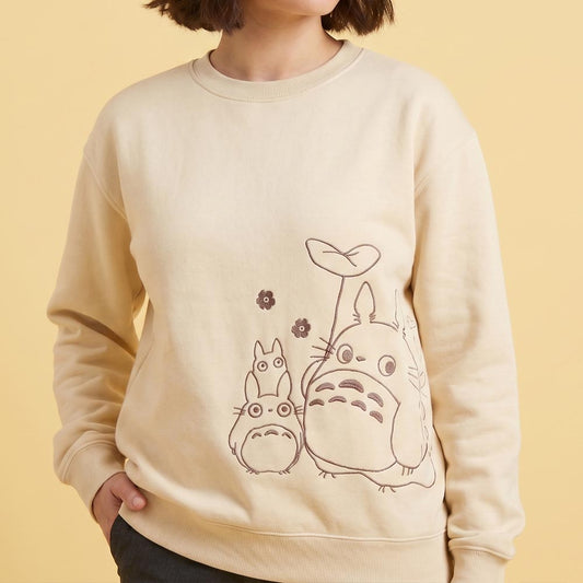 Pull molleton brodé Mon voisin Totoro