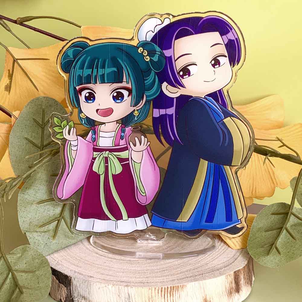 Stand acrylique «Maomao et Jinshi « Les carnets de l'apothicaire